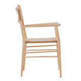 Nona Woven Back Arm Chair