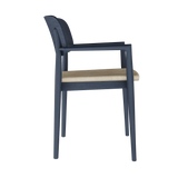 Griff Wood Back Arm Chair