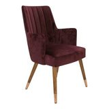 Danem | River Quinn Blake Upholstered Arm Chair High Back [Luver]