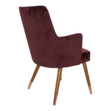 Danem | River Quinn Blake Upholstered Arm Chair High Back [Luver]