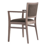 Nix Open Wood Arm Chair