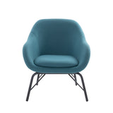 Jaycee Steel Leg Lounge Chair
