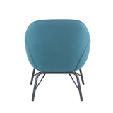 Jaycee Steel Leg Lounge Chair