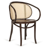 Miponi Cane Bentwood Arm Chair