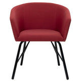 Night Upholstered Steel Arm Chair
