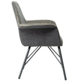 Pallas Steel Leg Arm Chair