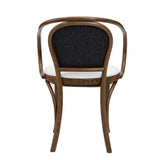 Miponi Upholstered Bentwood Arm Chair
